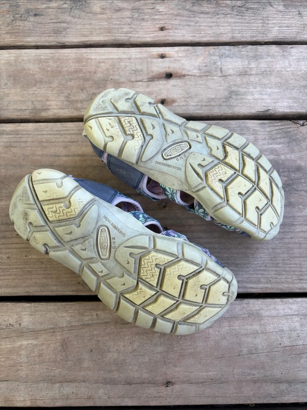 KEEN Kids' Blue & Purple Water Closed-Toe Sandals